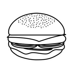汉堡包快餐图标