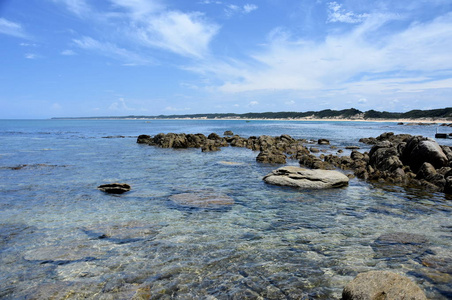 海角康海滨公园海岸线的视图