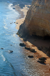 praia da afurada阿尔加维港。