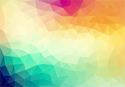 抽象的几何彩色元素。矢量背景