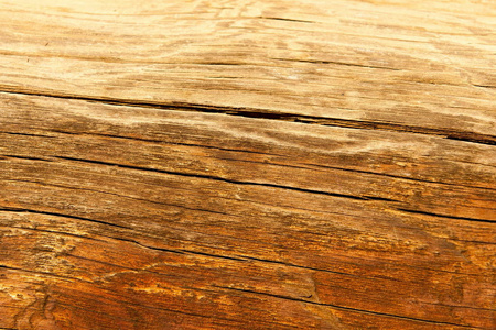 旧木材板的质地。 旧的木头背景。 用作背景的旧木板