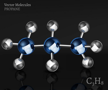 丙烷分子图像