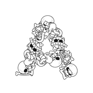 解剖的字母符号.dea照片