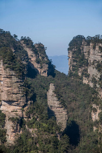 湖南张家界国家森林公园 Huangshiizhai 群峰