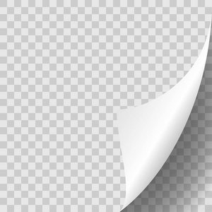 页面卷曲时尚矢量图 eps10照片