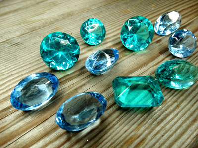 宝石晶体蓝宝石钻石珠宝图片