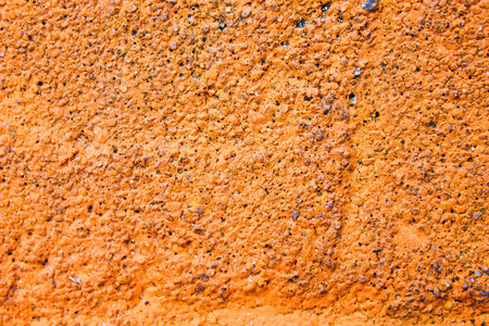 橙色地下混凝土沥青