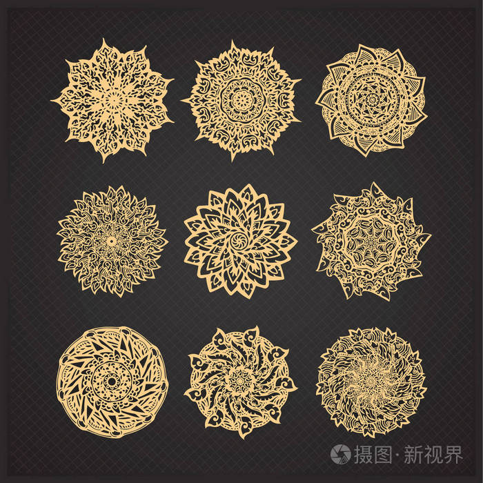 设计元素图形泰式设计