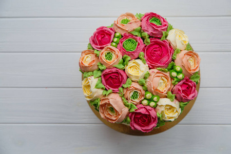 蛋糕，甜甜的花，3 月 8 日，春天，节日，婚礼