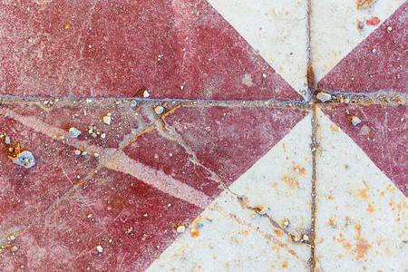 古代的瓷砖地板详细