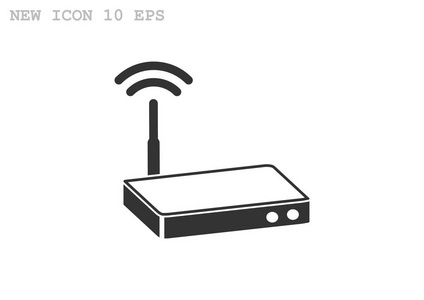 路由器简单图标图片