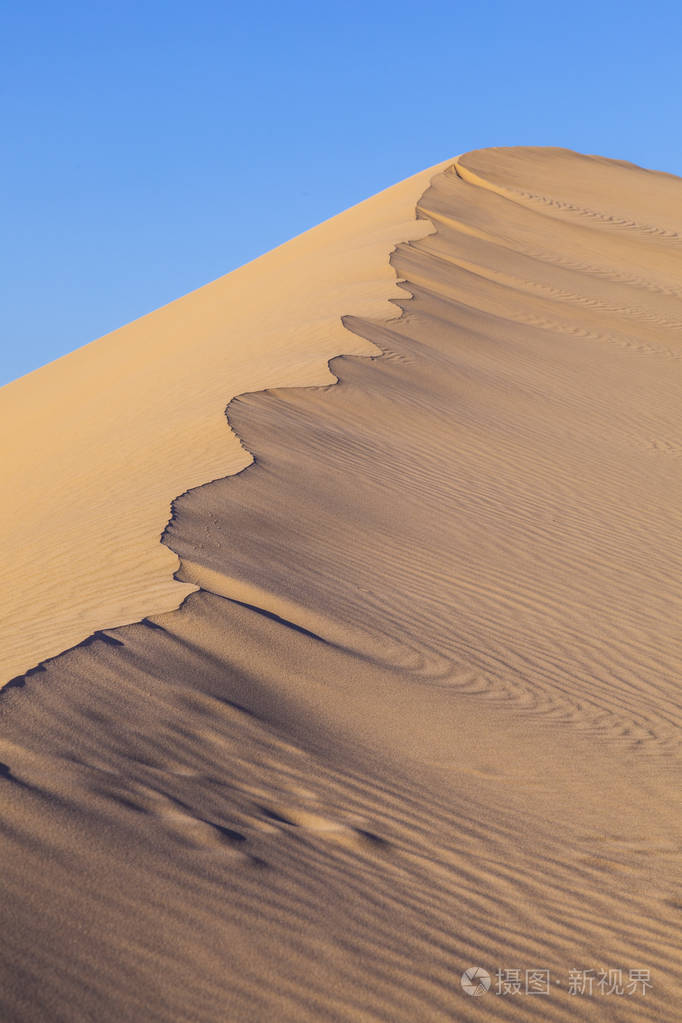 在日出在沙漠里的沙丘照片-正版商用图片0xoe2h-摄图新视界