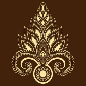 在东方风格的装饰图案照片