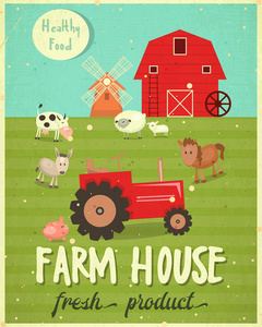 农场的房子海报