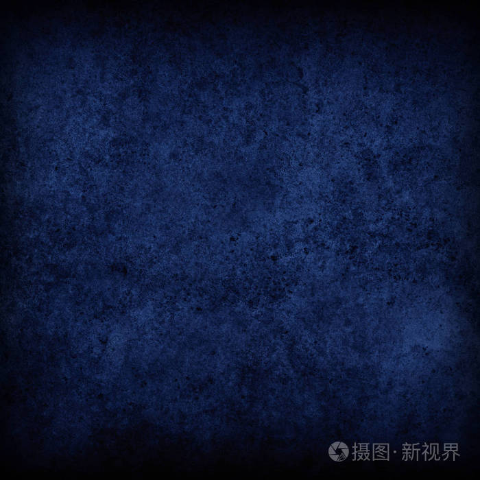 空白的大理石纹理暗蓝色和黑色背景
