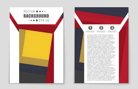 列表, 头版, 样机宣传册主题样式, 横幅, 想法, 封面, 小册子, 打印