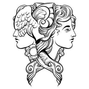 赫尔墨斯的矢量图照片