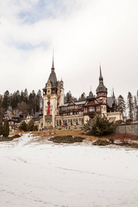 派勒斯城堡在锡纳亚，罗马尼亚