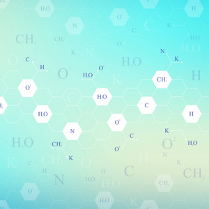 科学的六角形化学模式。作为概念结构分子 Dna 研究。科学和技术背景的通信。医学的科学背景，为您的设计的。矢量图