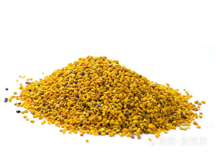 孤立的天然蜂花粉