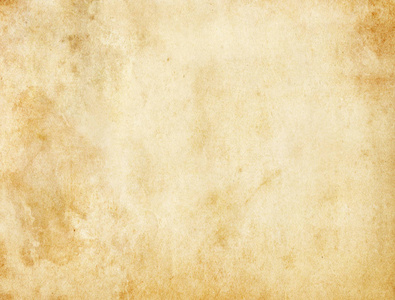 旧的泛黄的纸张纹理照片