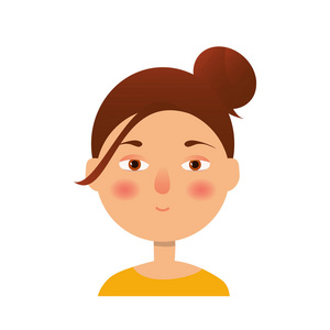 真人素颜女头像图片