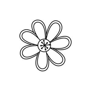 椭圆形的花瓣图标图花图片