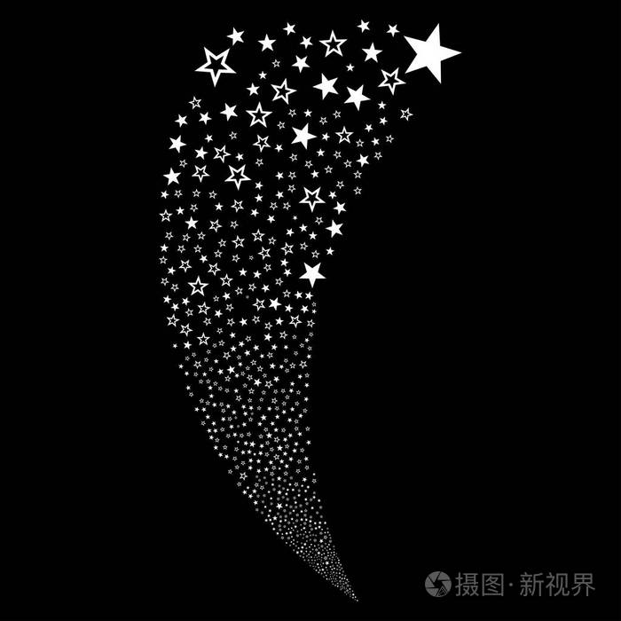 装饰星星随机流