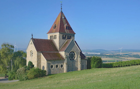 Kreuzkapelle，Rhinehessen，莱茵兰普法尔茨，德国