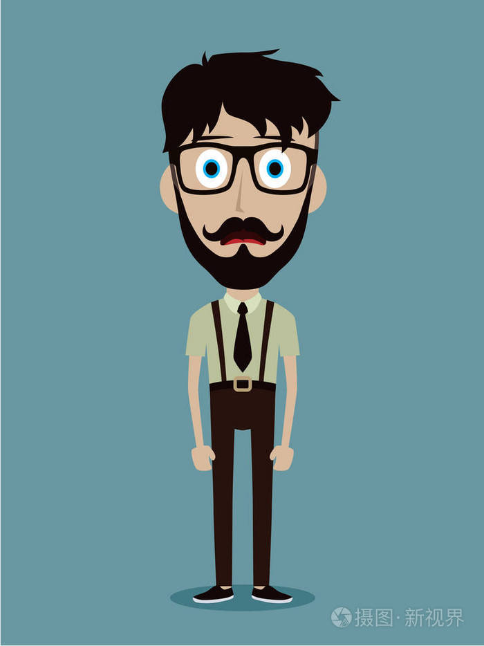 商人的卡通人物