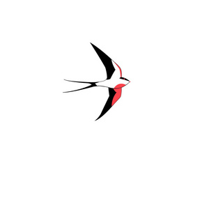 一只燕子飞的象征图片