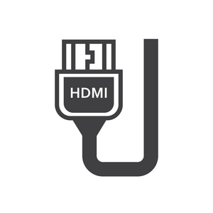 hdmi 适配器黑色图标照片