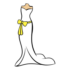 婚礼礼服图标卡通