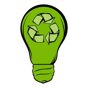 生态能源概念图标卡通图片