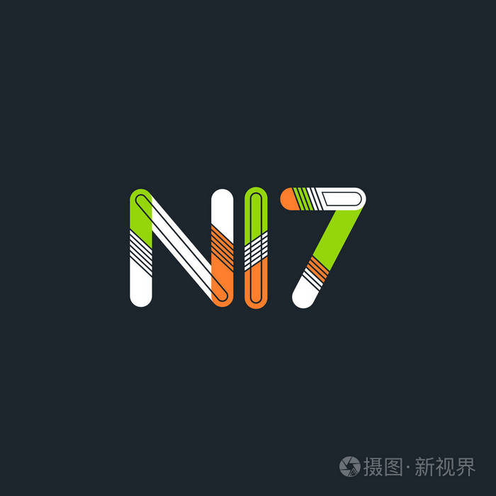 字母与数字n17徽标