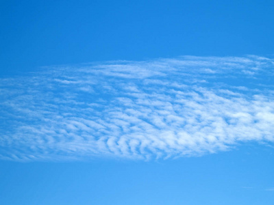 白云在天空上的纹理