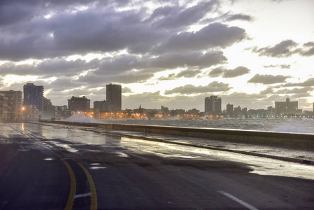 海堤公路哈瓦那古巴