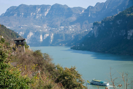 湖北夷陵长江三三峡灯影峡