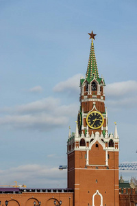 俄罗斯克里姆林宫特写的塔