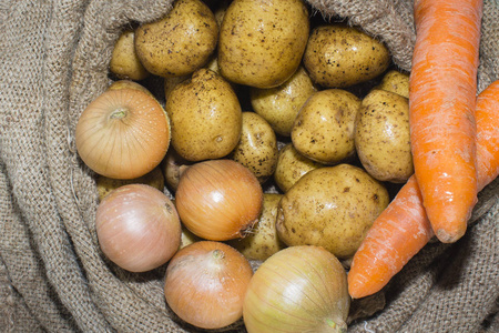 一袋子土豆图片