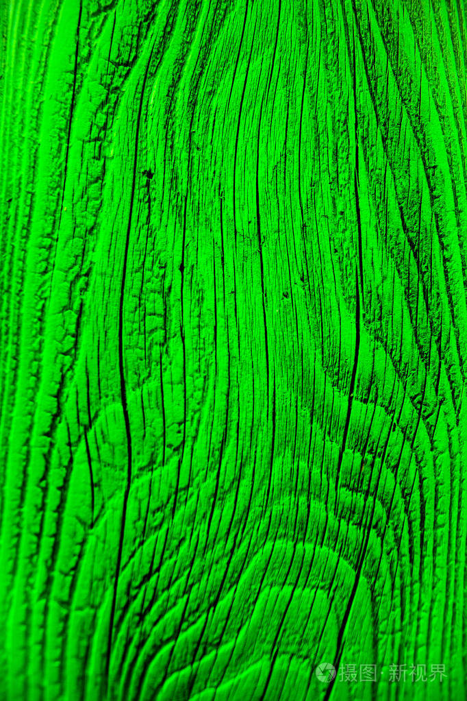 绿色滤镜-现实天然木材纹理的背景