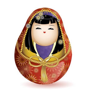 不倒翁娃娃图片