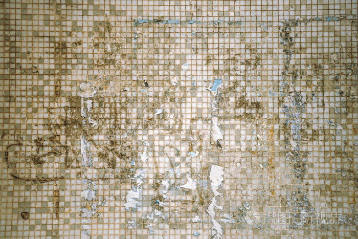 老化的马赛克纹理
