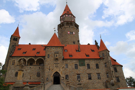 bouzov 城堡，捷克共和国