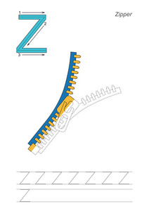 半微量游戏字母 Z.拉链