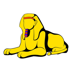 狮身人面像图标卡通照片