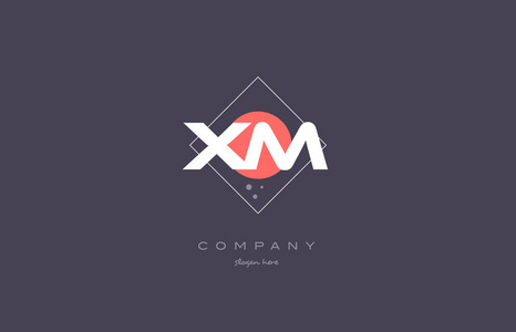 temp xm首字母hm或mh重叠字母标志设计两个字母m和h符号标志模型mz m