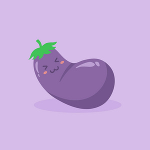 茄子卡通图片-茄子卡通素材-茄子卡通插画-摄图新视界