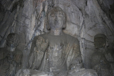 中国洛阳佛教洞穴图片