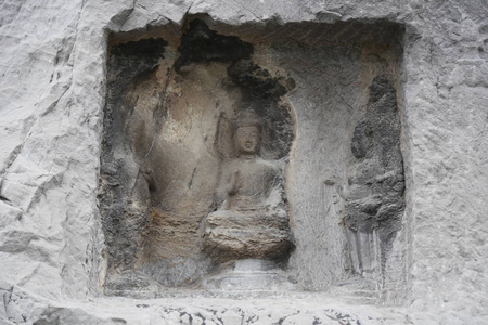 洛阳中国龙门洞穴图片